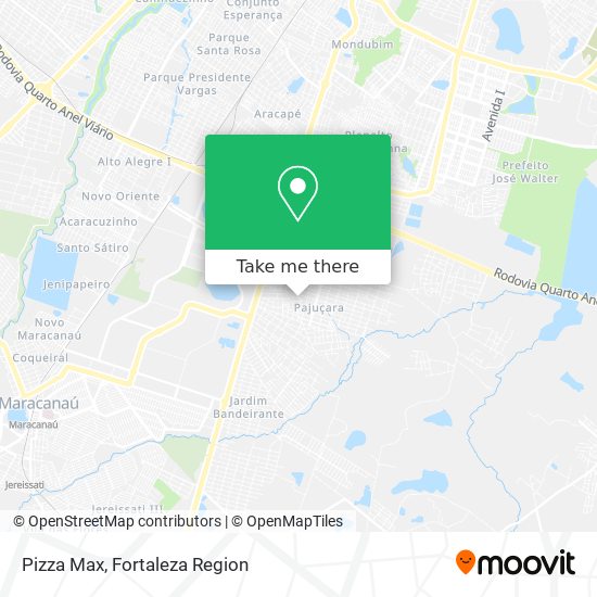 Pizza Max map