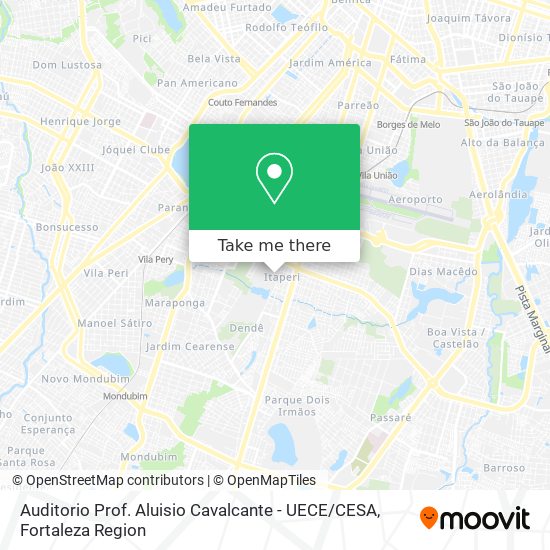 Auditorio Prof. Aluisio Cavalcante - UECE / CESA map