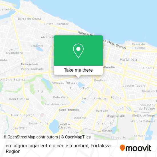em algum lugar entre o céu e o umbral map
