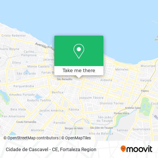 Cidade de Cascavel - CE map