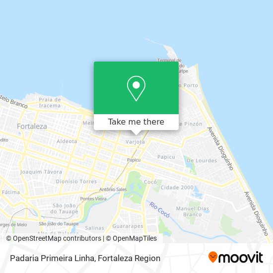 Padaria Primeira Linha map