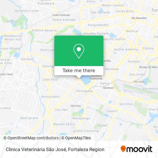 Clínica Veterinária São José map