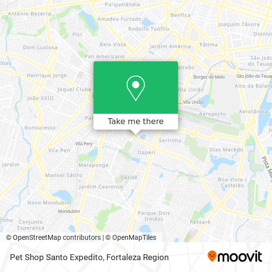 Pet Shop Santo Expedito map