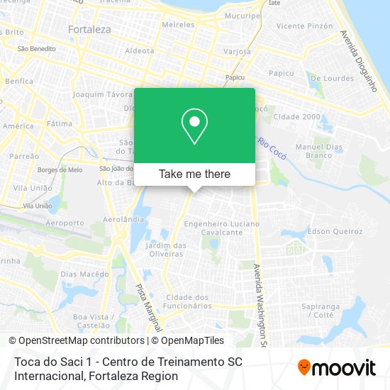 Toca do Saci 1 - Centro de Treinamento SC Internacional map