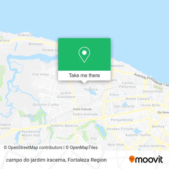 campo do jardim iracema map