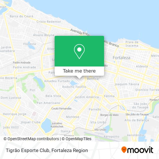 Tigrão Esporte Club map