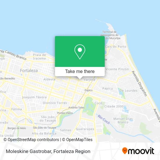 Moleskine Gastrobar map