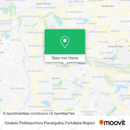 Ginásio Poliesportivo Parangaba map