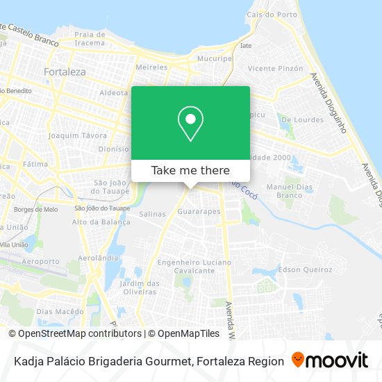 Kadja Palácio Brigaderia Gourmet map