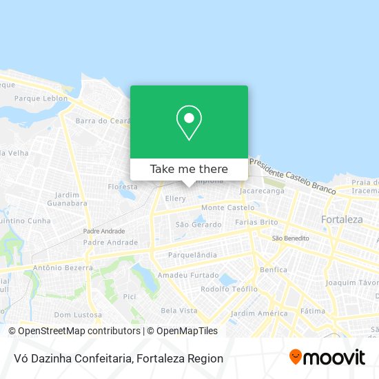 Vó Dazinha Confeitaria map