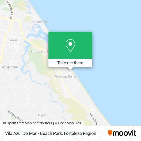 Vila Azul Do Mar - Beach Park map