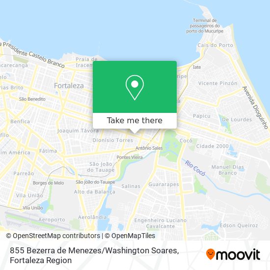 855 Bezerra de Menezes / Washington Soares map