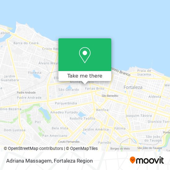 Adriana Massagem map