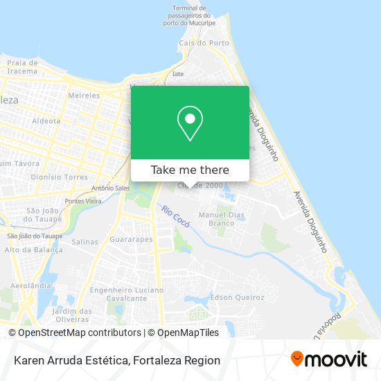Karen Arruda Estética map