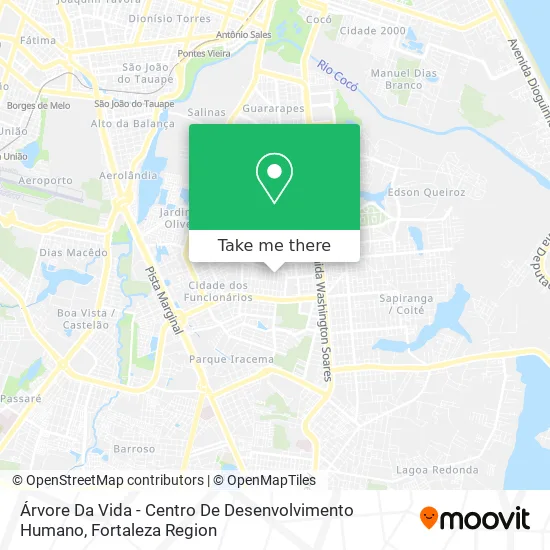 Árvore Da Vida - Centro De Desenvolvimento Humano map