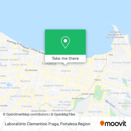 Laboratório Clementino Fraga map