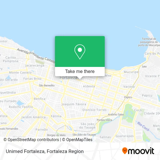 Unimed Fortaleza map