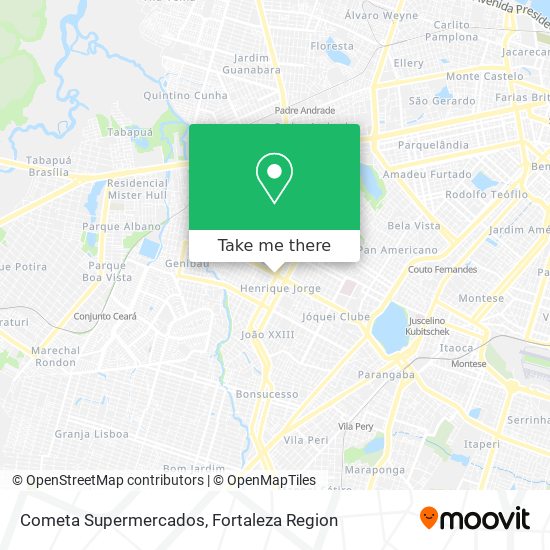 Mapa Cometa Supermercados