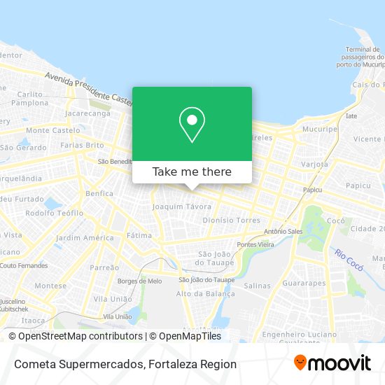 Cometa Supermercados map