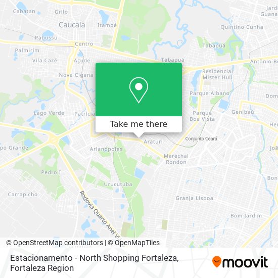 Estacionamento - North Shopping Fortaleza map