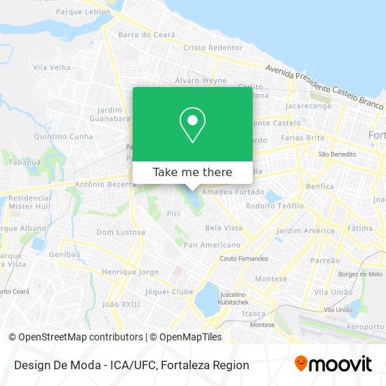 Design De Moda - ICA/UFC map