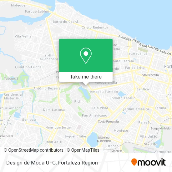 Design de Moda UFC map