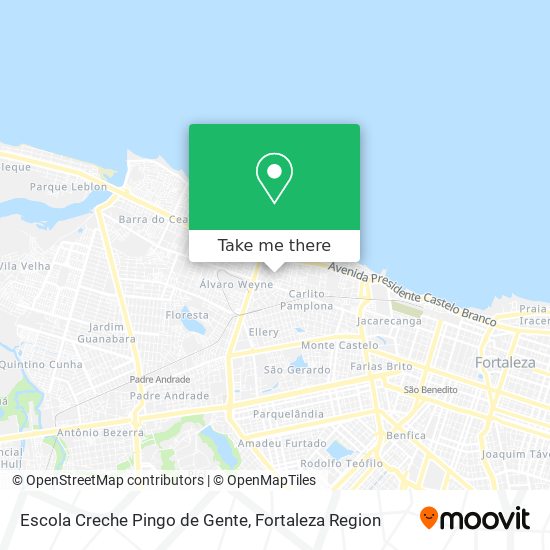 Escola Creche Pingo de Gente map