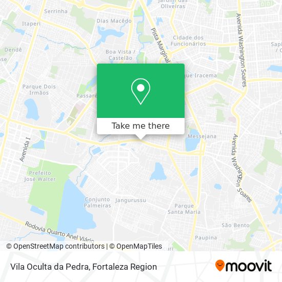 Vila Oculta da Pedra map