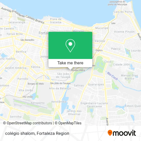 colégio shalom map