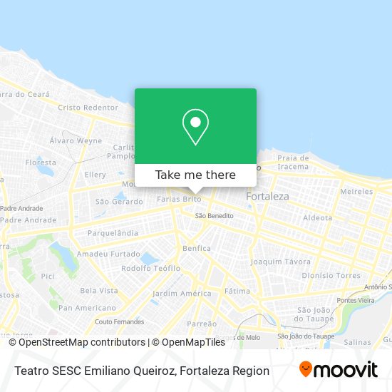 Teatro SESC Emiliano Queiroz map