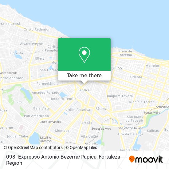 098- Expresso Antonio Bezerra / Papicu map