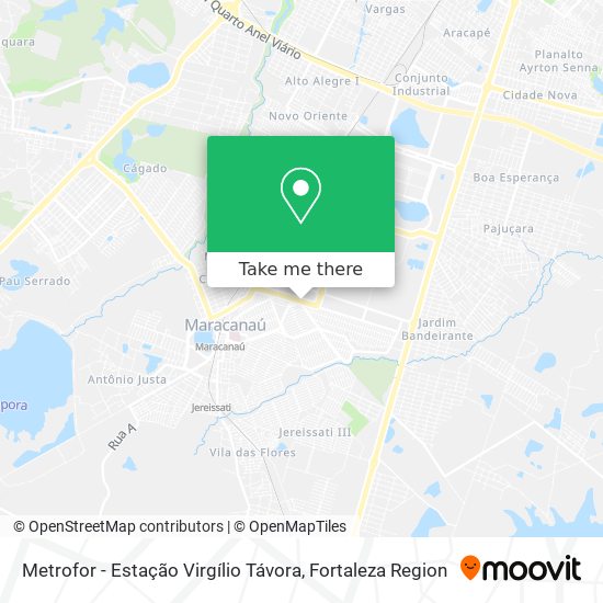 Metrofor - Estação Virgílio Távora map