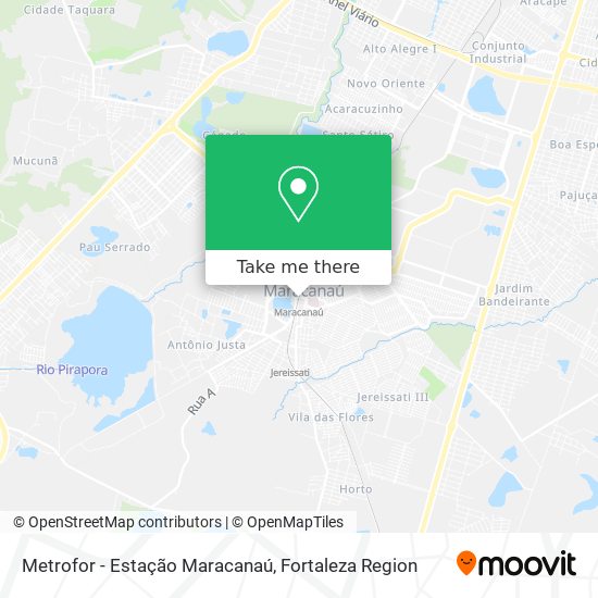 Metrofor - Estação Maracanaú map