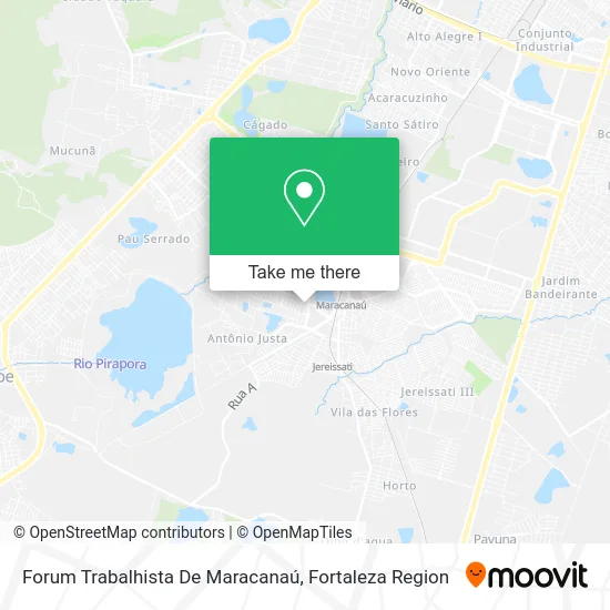 Forum Trabalhista De Maracanaú map
