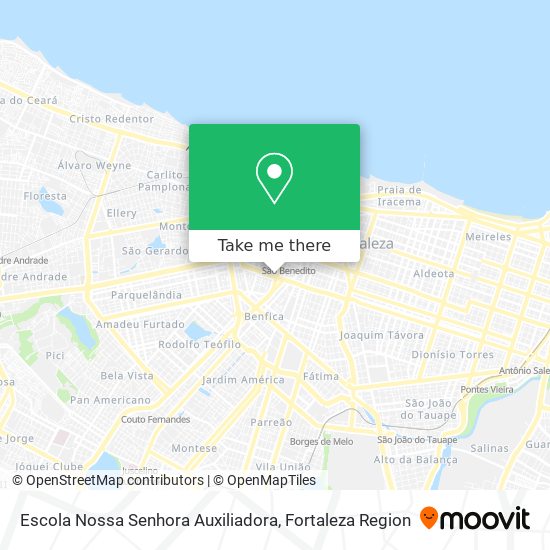 Mapa Escola Nossa Senhora Auxiliadora