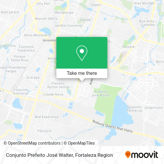 Conjunto Prefeito José Walter map