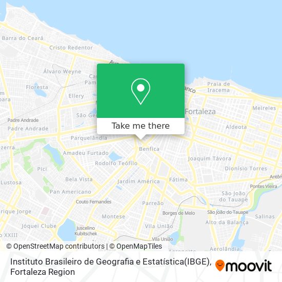 Mapa Instituto Brasileiro de Geografia e Estatística(IBGE)