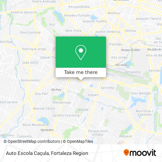 Mapa Auto Escola Caçula