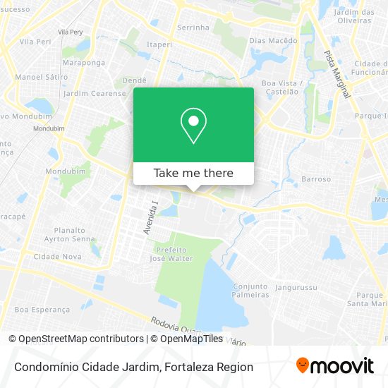 Condomínio Cidade Jardim map