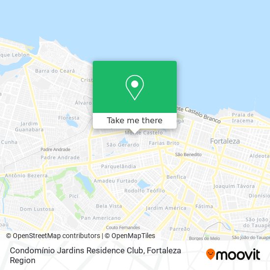 Condomínio Jardins Residence Club map