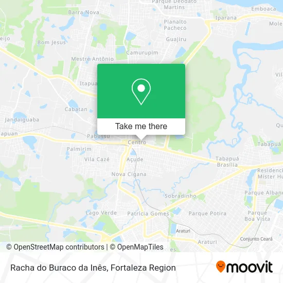 Racha do Buraco da Inês map