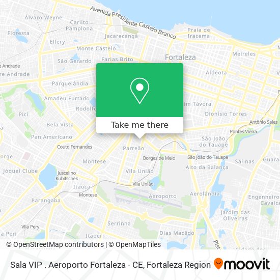 Sala VIP . Aeroporto Fortaleza - CE map