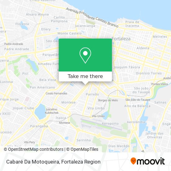 Cabaré Da Motoqueira map