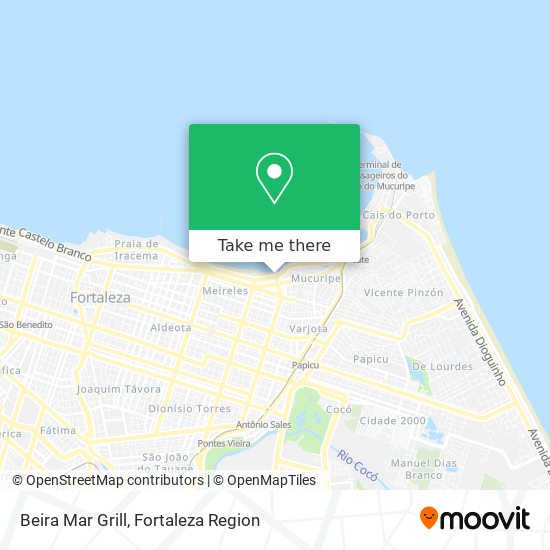 Beira Mar Grill map