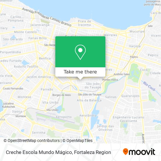 Creche Escola Mundo Mágico map