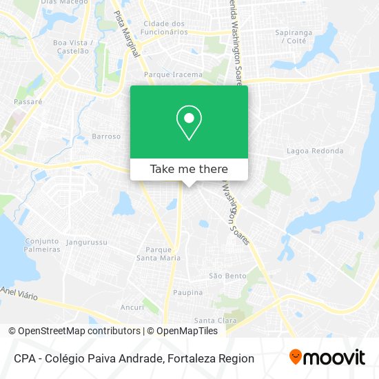 Mapa CPA - Colégio Paiva Andrade