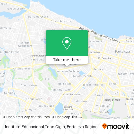 Instituto Educacional Topo Gigio map