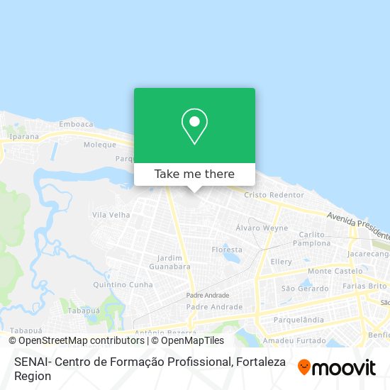 SENAI- Centro de Formação Profissional map