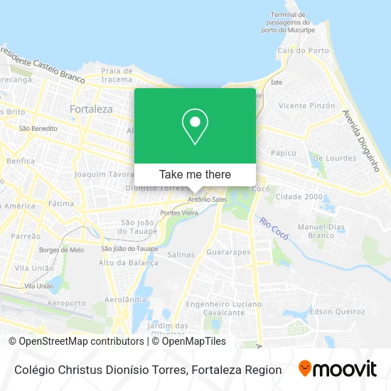 Colégio Christus Dionísio Torres map