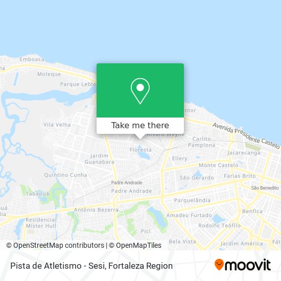 Pista de Atletismo - Sesi map